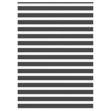 Zebra zavjesa, 155 x 230 cm, širina tkanine 150,9 cm, poliester, crna