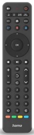 HAMA Daljinski upravljač za TV, univerzalni 8-u-1, crni