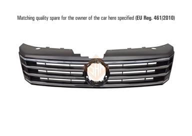 ISAM Maska VW Passat 11-14, crna/krom