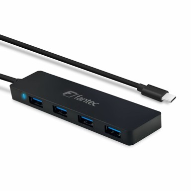 FANTEC USB-C hub 4×Type-A crni UMP-4U31-C 2569