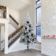 Set božićnih ukrasnih kuglica 4 kom, crne