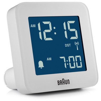 BRAUN Multiband radijski bijeli alarmni sat BC 09 W-DCF
