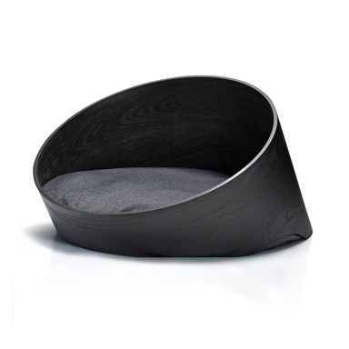 MIACARA Krevet za pse Covo Ash Black/Anthracite S, 75×60 cm, crni