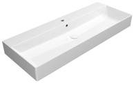 GSI KUBE X Umivaonik, 120x47 cm, pravokutni, ExtraGlaze, keramika, bijela