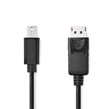 NEDIS Mini DisplayPort na DisplayPort kabel, 2 m, crna