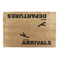 ARTSY DOORMATS Otirač od kokosovih vlakana 40x60 cm Arrivals and Departures 