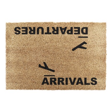 ARTSY DOORMATS Otirač od kokosovih vlakana 40x60 cm Arrivals and Departures