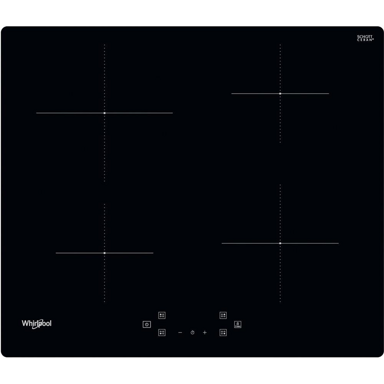 WHIRLPOOL Ugradbena indukcijska ploča WS Q4860 NE, 60 cm, 4 zone, crna