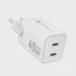 FORCELL Punjač F-Energy Mini GaN III VT-36B, 2×USB-C PD/QC4.0, 45W, bijeli