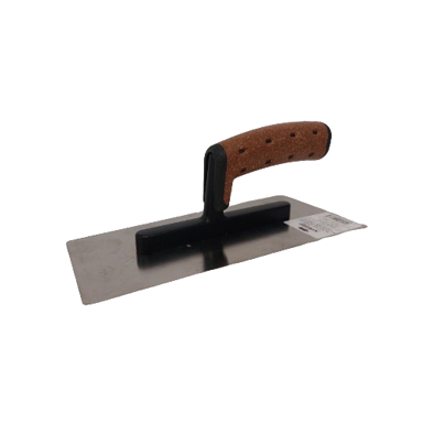 SOLID Inox gleter veneziano, plutena ručka, 240 × 110 × 90 mm