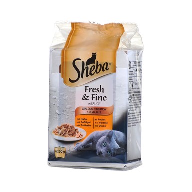 SHEBA Vrećica mini izbor peradi 6 x 50 g