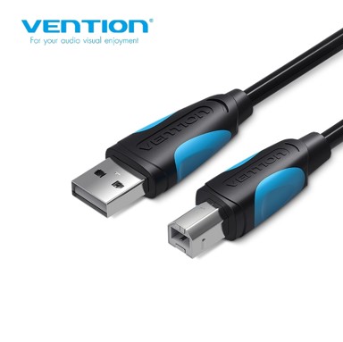 VENTION USB kabel za printer, USB-B 2.0 na USB-A, 10m, VAS-A16-B1000, crni