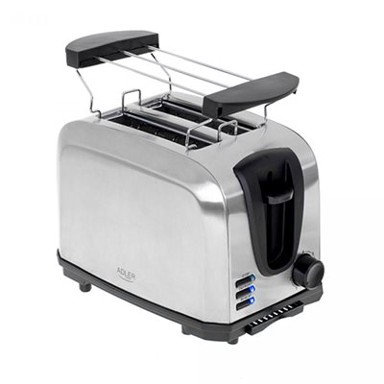 ADLER Toster AD3222, sa 2 utora, 700 W, inox