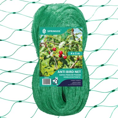 SPRINGOS Mreža protiv ptice, 4x5 m