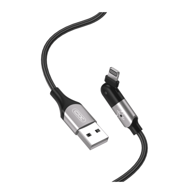 XO Kabel USB na 8-pin Lightning NB176 1,2 m 2,4A, crna