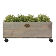 ESSCHERT DESIGN Kutija na kotače od borovine, širina 59 cm