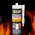 ISOLBAU Brtvilo za kamine i peći 1500 °C, 12 x 300 ml, crno