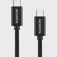 ADATA Kabel USB 2.0, USB-C na USB-C, 1 m, 100W, PD 3.0, QC 3.0, crna