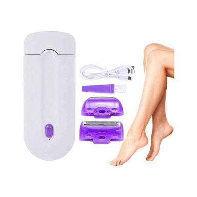 NETSCROLL Ženski brijač SmoothTouch s LED lampicom za suho i mokro brijanje USB punjenje