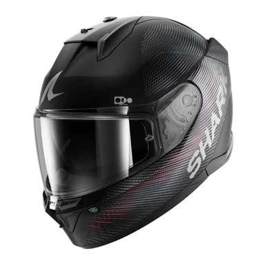 SHARK Kaciga D-SKWAL3 Lyne, crno-antracit-crvena, M