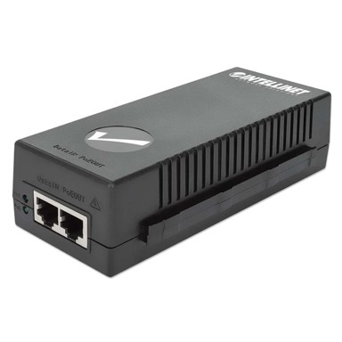 INTELLINET PoE+ adapter, gigabit, 1x60W, IEEE 802.3bt i IEEE 802.3at/af, plastično kućište