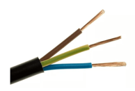 ZAMEL Kućište kabela H03VV-F (OMY) 3 x 1 žuto-crno 300/300 V, 100 m