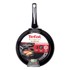 TEFAL Tava za wok Emotion e30006 Ø 28 cm, aluminij, crna  