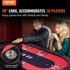 VEVOR Sklopivi poker stol za 10 igrača, crni