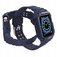 HURTEL Zaštitni remen s futrolom za Apple Watch 45/44 mm, crni