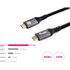 EQUIP USB kabel 128380 USB4 Gen 3X2 0,5 m USB-C, crni