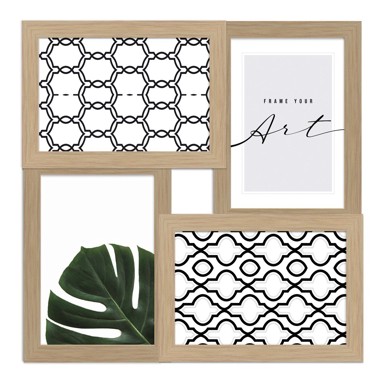 KNOR Viseći okvir u prirodnoj boji 27x27 cm Beech 