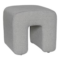 HUBSCH Sivi tabure Sculpture