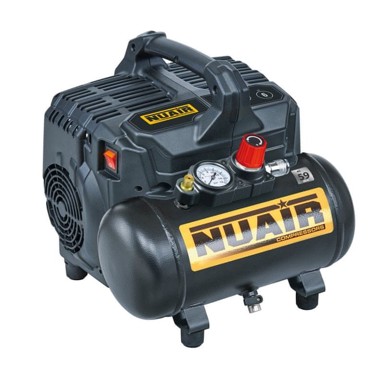 NUAIR Bezuljni kompresor N/B2BE104NUA, tihi, 59 dB, 6 L, 8 bar, 1 KS