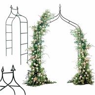LUARO Vrtna pergola metalni luk za ruže, 240 cm