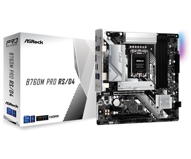 ASROCK Matična ploča B760M PRO RS/D4, Intel B760, DDR4, s. LGA 1700, micro ATX