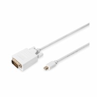 DIGITUS Kabel DisplayPort Mini-DVI 2 m AK-340305-020-W, bijela