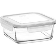 LAV Staklena posuda s poklopcem 1150 ml, prozirna