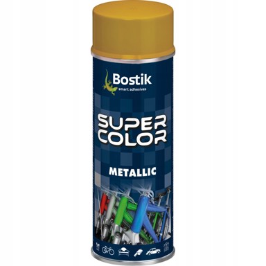 BOSTIK Metalik boja u spreju Super Color 400 ml, zlatna