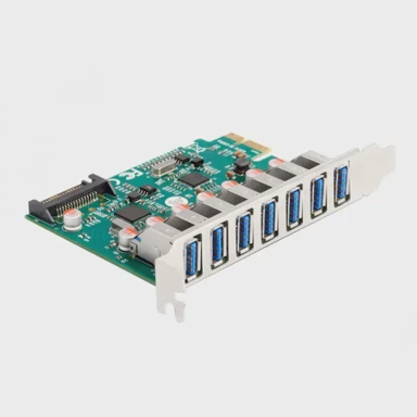 DELOCK USB kontroler 90104, PCIe x1, 7x USB-A, USB 3.2 Gen 1