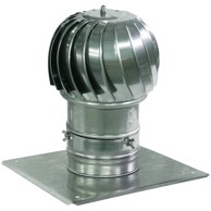 SPIROFLEX Aluminijska kapa za dimnjak Ø250 mm, s dodatnom krovnom pločom