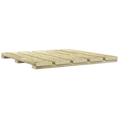 Pločice za decking, 12 kom, 50 x 50 cm, impregnirano borovo drvo, zelena