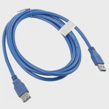 LANBERG USB kabel CA-US3E-10CC-0018-B, USB 3.0, USB A, plavi, 1.8m