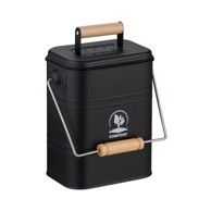 NORTHIX Kuhinjska kompostna kanta, 3,5 l, metalna, ventilirani poklopac, s filterom