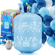 Boca s helijem 0,20 m3, 30 balona i 40 m trake, plavi