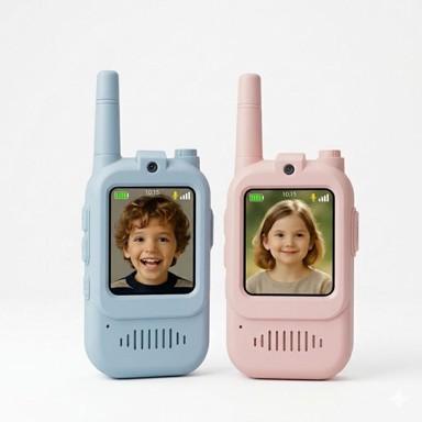 JOJOY Video walkie-talkie KIDTALKIE, kamera, domet 400 m, punjivi