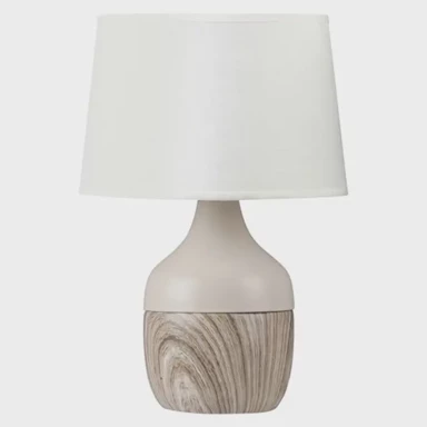 Noćna svjetiljka Yvette, E14, bež, IP20