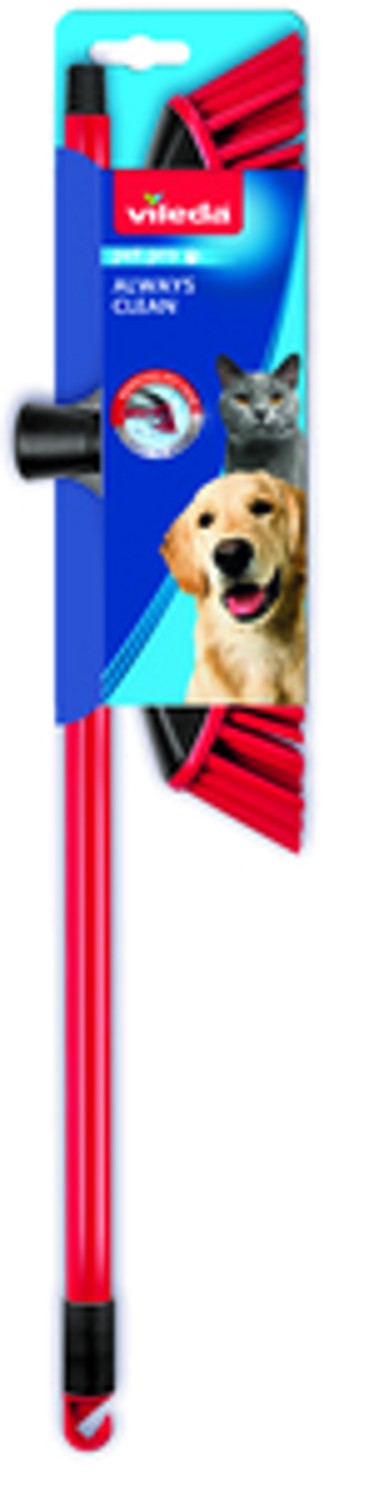 VILEDA Gumena metla always clean s teleskopskom drškom Pet Pro