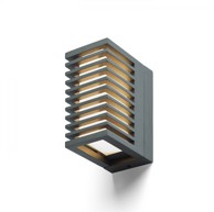 RENDL Zidna lampa, Claire RC, mliječni akril, 230V, LED 6W, IP54, 3000K, antracit