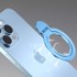 TECHSUIT Držač MagSafe telefonski prsten (MPR4), okrugli oblik, aluminijska legura, plavi