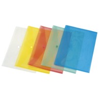 DONAU Kuverte s gumbom A4 pp 8544001PL-10 prozirne plave